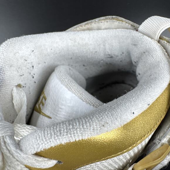 Nike Gold White Air Raid Men’s Sneaker's Shoes Size 14 642330-700 - Picture 3 of 14